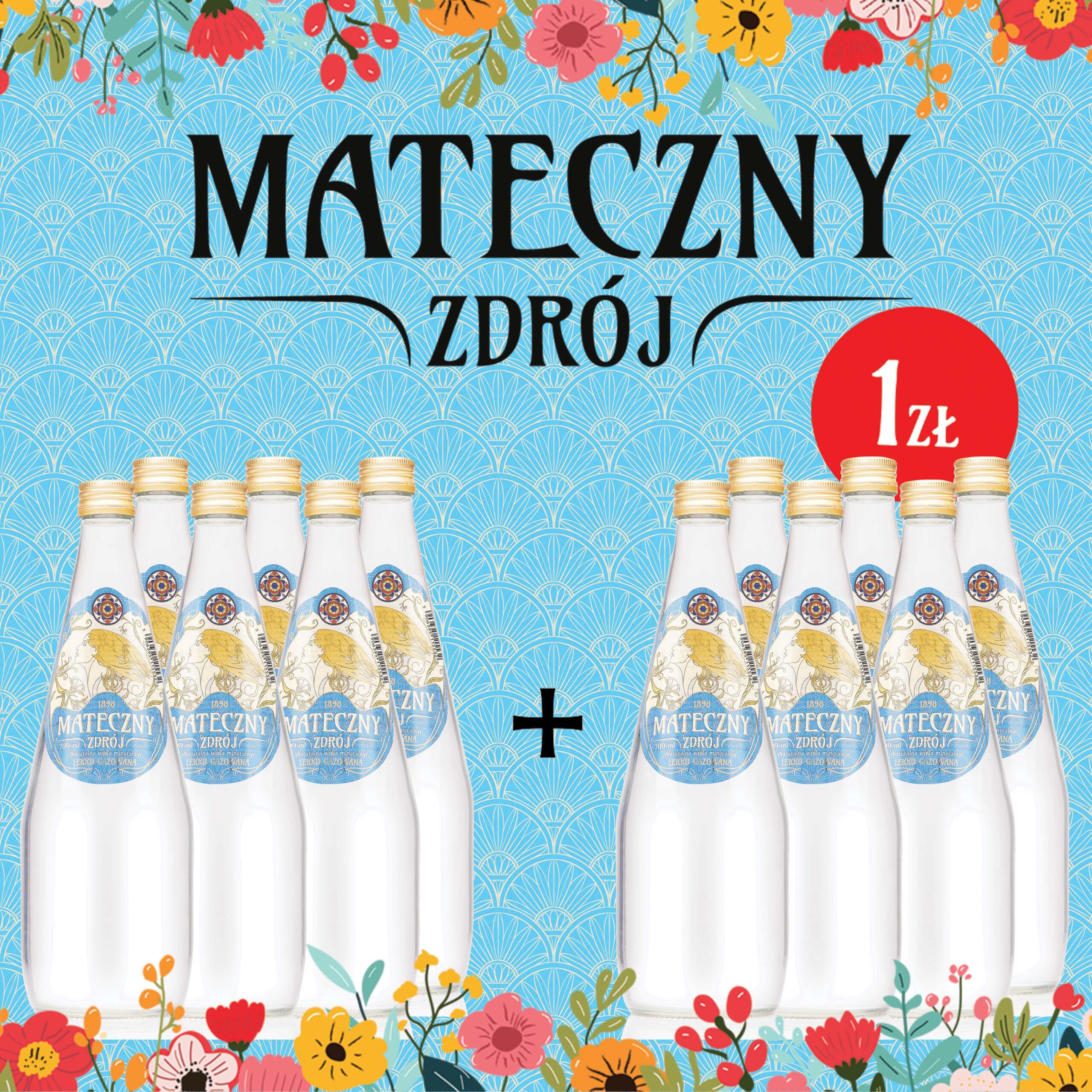 Mateczny Zdrój 700 ml lekko gazowany PROMOCJA 1+1!