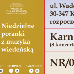 Niedzielne poranki z muzyką wiedeńską  - karnet na wszystkie koncerty