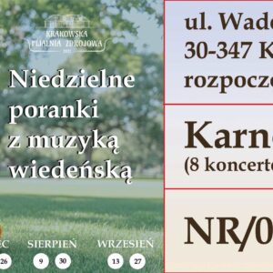 Niedzielne poranki z muzyką wiedeńską  - karnet na wszystkie koncerty